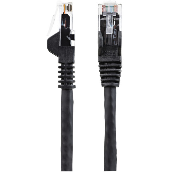89555090_9261081544.jpg StarTech.com 2m CAT6 Ethernet Cable - LSZH (Low Smoke Zero Halogen) - 10 Gigabit 250Mhz 100W PoE RJ45 10GbE UTP Network Patch Cord Snagless with Strain Relief - Black, CAT 6, ETL Verified, 24AWG