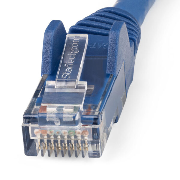 89555091_8280991074.jpg StarTech.com 3m CAT6 Ethernet Cable - LSZH (Low Smoke Zero Halogen) - 10 Gigabit 250Mhz 100W PoE RJ45 10GbE UTP Network Patch Cord Snagless with Strain Relief - Blue, CAT 6, ETL Verified, 24AWG
