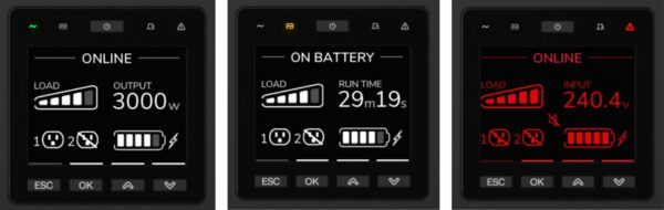 91283095_6316855114.jpg APC SRTG6KXLI uninterruptible power supply (UPS) Double-conversion (Online) 6 kVA 6000 W 3 AC outlet(s)