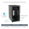 9175506_6681115104.jpg StarTech.com 4-Post 25U Server Rack Cabinet, Lockable 19" Data Rack Cabinet for Computer / AV / IT Equipment, Office / Home Network Rack with Casters & Adjustable Mounting Rails