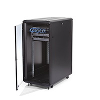 9175506_7777574018.jpg StarTech.com 4-Post 25U Server Rack Cabinet, Lockable 19" Data Rack Cabinet for Computer / AV / IT Equipment, Office / Home Network Rack with Casters & Adjustable Mounting Rails