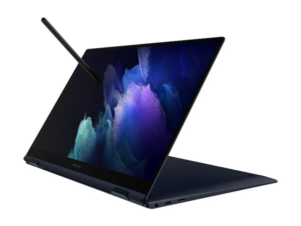 91818251_3916657906.jpg Samsung Galaxy Book Pro 360 NP950QDB-KB4UK laptop Intel® Core™ i7 i7-1165G7 Hybrid (2-in-1) 39.6 cm (15.6") Touchscreen Full HD 16 GB LPDDR4x-SDRAM 512 GB SSD Wi-Fi 6 (802.11ax) Windows 11 Home Navy