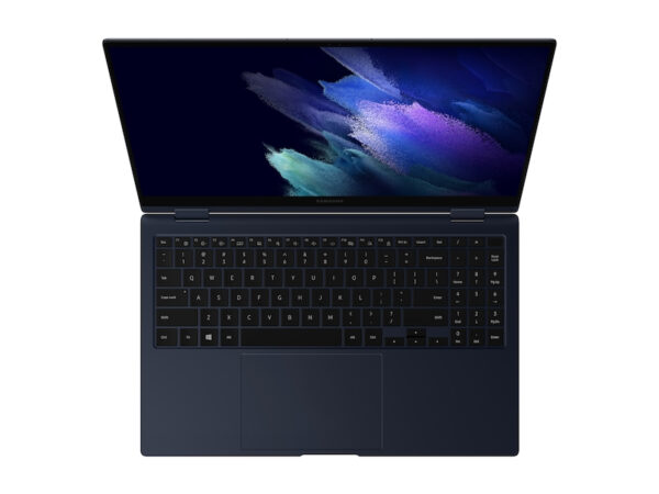 91818251_5076714378.jpg Samsung Galaxy Book Pro 360 NP950QDB-KB4UK laptop Intel® Core™ i7 i7-1165G7 Hybrid (2-in-1) 39.6 cm (15.6") Touchscreen Full HD 16 GB LPDDR4x-SDRAM 512 GB SSD Wi-Fi 6 (802.11ax) Windows 11 Home Navy