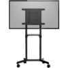 92041463_2975060872.jpg StarTech.com Mobile TV Cart - Portable Rolling TV Stand for 37-70" VESA Display (154lb/70kg) - TV Stand w/Shelf & Storage Compartment - Rotate/Tilt Display - Universal TV Mount on Wheels