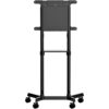 92041463_7750440485.jpg StarTech.com Mobile TV Cart - Portable Rolling TV Stand for 37-70" VESA Display (154lb/70kg) - TV Stand w/Shelf & Storage Compartment - Rotate/Tilt Display - Universal TV Mount on Wheels