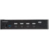 92042733_9636573913.jpg StarTech.com 4 Port HDMI KVM Switch - Single Monitor 4K 60Hz Ultra HD HDR - Desktop HDMI 2.0 KVM Switch with 2 Port USB 3.0 Hub (5Gbps) and 4x USB 2.0 HID, Audio - Hotkey Switching - TAA