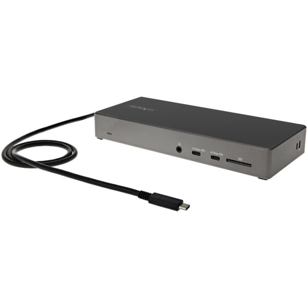 92042850_5069904408.jpg StarTech.com USB C Dock - Triple 4K Monitor USB Type-C Docking Station - 100W Power Delivery - DP 1.4 Alt Mode & DSC, 2x DisplayPort 1.4/HDMI 2.0 - 6xUSB (2x 10Gbps) - Windows/Chrome