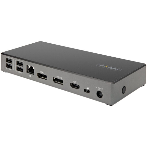 92042850_6474061882.jpg StarTech.com USB C Dock - Triple 4K Monitor USB Type-C Docking Station - 100W Power Delivery - DP 1.4 Alt Mode & DSC, 2x DisplayPort 1.4/HDMI 2.0 - 6xUSB (2x 10Gbps) - Windows/Chrome