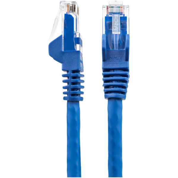 92504744_9930043932.jpg StarTech.com 10m CAT6 Ethernet Cable - LSZH (Low Smoke Zero Halogen) - 10 Gigabit 250Mhz 100W PoE RJ45 10GbE UTP Network Patch Cord Snagless with Strain Relief - Blue, CAT 6, ETL Verified, 24AWG