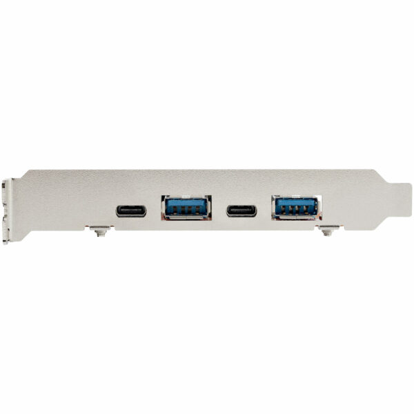92799533_1222618602.jpg StarTech.com 4-Port USB PCIe Card - 10Gbps USB PCI Express Expansion Card w/ 2 Controllers - 2x USB-C & 2x USB-A ports (USB 3.2/3.1 Gen 2) - USB/USB-C PCI-e Card - Full Profile