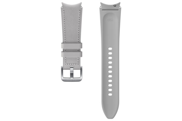 Samsung ET-SHR89L Band Silver Fluoroelastomer, Genuine leather