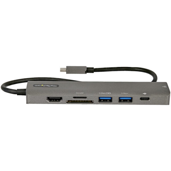 93499404_0364209921.jpg StarTech.com USB-C Multiport Adapter Hub, USB-C to 4K 60Hz HDMI, Gigabit Ethernet and 100W Laptop Charging for Macbook Pro / Air and Windows