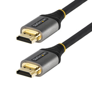 93706574_0175946279.jpg StarTech.com 10ft (3m) HDMI 2.1 Cable 8K - Certified Ultra High Speed HDMI Cable 48Gbps - 8K 60Hz/4K 120Hz HDR10+ eARC - Ultra HD 8K HDMI Cable - Monitor/TV/Display - Flexible TPE Jacket