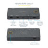 93871970_7063302549.jpg StarTech.com 2 Port Hybrid USB-A + HDMI & USB-C KVM Switch - Single 4K 60Hz HDMI 2.0 Monitor - Compact Desktop and/or Laptop HDMI KVM Switch - USB Bus Powered - Thunderbolt 3 Compatible
