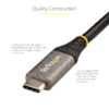 94053760_0902738272.jpg StarTech.com 3ft (1m) USB C Cable 10Gbps - USB-IF Certified USB-C Cable - USB 3.1 Type-C Cable - 100W (5A) Power Delivery Charging, DP Alt Mode - USB C to C Cord - Charge & Sync