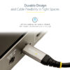 94053760_4355675765.jpg StarTech.com 3ft (1m) USB C Cable 10Gbps - USB-IF Certified USB-C Cable - USB 3.1 Type-C Cable - 100W (5A) Power Delivery Charging, DP Alt Mode - USB C to C Cord - Charge & Sync