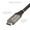 StarTech.com 20" (50cm) USB C Cable 10Gbps - USB 3.1 Type-C Cable - 100W (5A) Power Delivery Charging, DP Alt Mode - USB-C Cord for USB-C Laptop/Phone/Device - Charge/Sync