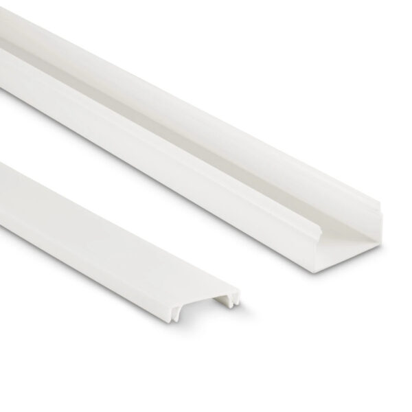 Hama 00221017 cable organizer Universal Cable duct White 4 pc(s)