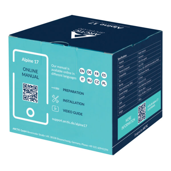 96816721_9216907064.jpg ARCTIC Alpine 17 - Compact Intel CPU Cooler