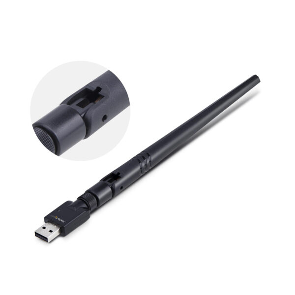 StarTech.com USB Bluetooth 5.3 Class 1 Adapter Dongle for PC/Laptop, Long-Range Connectivity for Keyboard, Mouse, Audio Streaming and PAN Networking, Windows/Linux