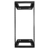 StarTech.com 24U 19" Wall Mount Network Rack - Adjustable Depth 12-20" 2 Post Open Frame Server Room Rack for AV/Data/ IT Communication/Computer Equipment/Switch w/Cage Nuts & Screws