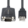 97407301_4853547007.jpg StarTech.com 3ft (1m) USB to Serial Cable with COM Port Retention, DB9 Male RS232 to USB Converter, USB to Serial Adapter for PLC/Printer/Scanner, Prolific Chipset, Windows/Mac