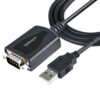 97407301_7938112927.jpg StarTech.com 3ft (1m) USB to Serial Cable with COM Port Retention, DB9 Male RS232 to USB Converter, USB to Serial Adapter for PLC/Printer/Scanner, Prolific Chipset, Windows/Mac