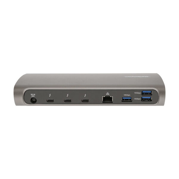 97864861_3925544179.jpg StarTech.com Thunderbolt 4 Dock, 96W Power Delivery, Single 8K/Dual Monitor 4K 60Hz, 3xTB4/USB4 ports, 4xUSB-A, SD, GbE, Thunderbolt 4 Docking Station for Windows or TB3 MacBook, 0.8m Cable