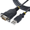 99158391_5561741264.jpg StarTech.com 3ft (1m) USB to Serial Cable, DB9 Male RS232 to USB Converter, Prolific IC, USB to Serial Adapter for PLC/Printer/Scanner/Switch, USB to COM Port Adapter, Windows/Mac