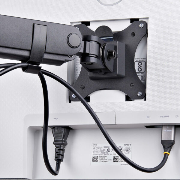 99176e2e8efc801c39acf76dec53d198befd7ca0.jpg StarTech.com Triple Monitor Desk Mount For Up To Three 27in Screens, VESA 75x75/100x100, Tool-Less Arm Adjustments, C-Clamp/Grommet Mount, Spring-Assisted Arms