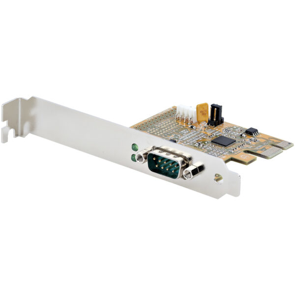 99548103_7173095161.jpg StarTech.com PCI Express Serial Card, PCIe to RS232 (DB9) Serial Interface Card, PC Serial Card w/ 16C1050 UART, Standard or Low Profile Brackets, COM Retention, Windows & Linux