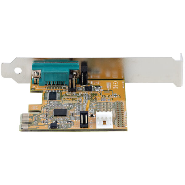 99548103_9755650215.jpg StarTech.com PCI Express Serial Card, PCIe to RS232 (DB9) Serial Interface Card, PC Serial Card w/ 16C1050 UART, Standard or Low Profile Brackets, COM Retention, Windows & Linux