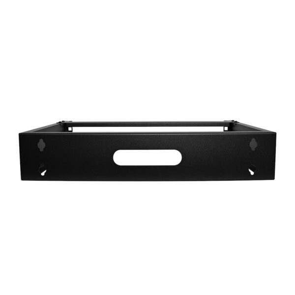 99548107_8653326404.jpg StarTech.com 2U Wall Mount Network Rack - 14In. Deep (Low Profile) - 19" Patch Panel Bracket for Shallow Server, IT Equipment, Network Switches - 77lbs/35kg Weight Capacity, Black