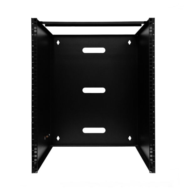 99548108_1411937542.jpg StarTech.com 14U Wall Mount Network Rack - 14 Inch Deep (Low Profile) - 19" Patch Panel Bracket for Shallow Server, IT Equipment, Network Switches - 77lbs/35kg Weight Cap., Black