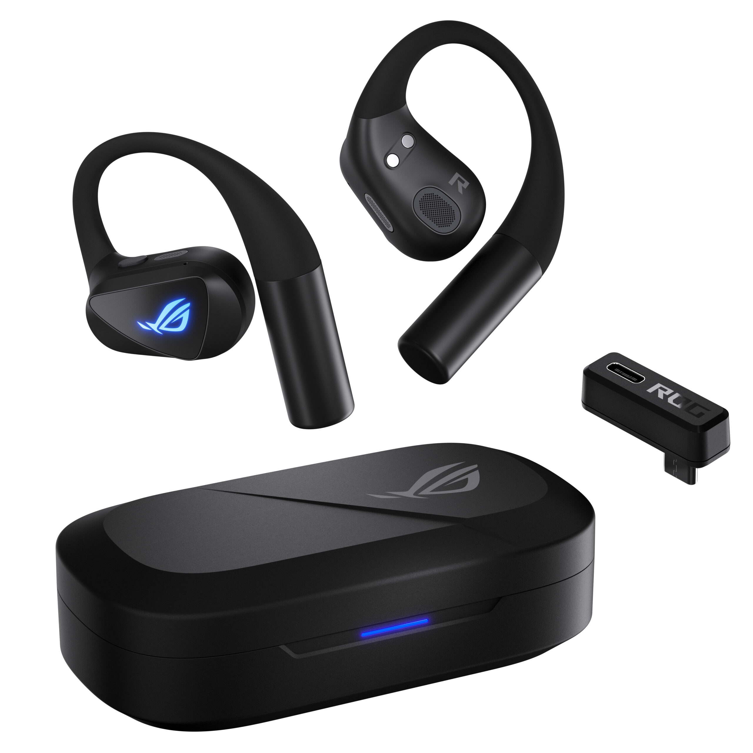 9b48ff5a632f95bbfb31064490d8fc5ef6e29a73.jpg ASUS ROG Cetra Open Wireless Headset True Wireless Stereo (TWS) Ear-hook Gaming Bluetooth Black