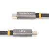 StarTech.com 3ft (1m) USB4 Cable, USB-IF Certified USB-C Cable, 40 Gbps, USB Type-C Data Transfer Cable, 100W Power Delivery, 8K 60Hz, Compatible w/Thunderbolt 4/3/USB 3.2