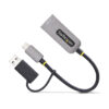9ddb8849835dd28cc31b52e175415457ab9a2853.jpg StarTech.com 2.5GbE USB-C to Ethernet Adapter with USB-A Converter, NBASE-T NIC, USB 3.0 Type-C 2.5/1G Multi Speed Network, Thunderbolt Compatible, Windows & Mac