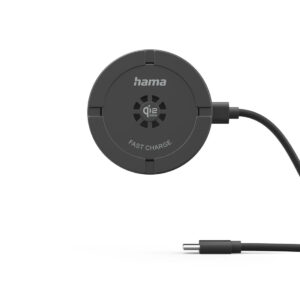 Hama 00201756 mobile device charger Universal Black USB Wireless charging Indoor