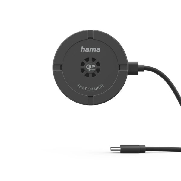 Hama 00201756 mobile device charger Universal Black USB Wireless charging Indoor