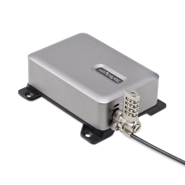 a169d6ef484494321a4523177dd9b026e3e106d1.jpg StarTech.com 4-Port Multi-Device USB-C Charger, 240W Total, Single Port 140W EPR, PD 3.1, Screw Locking Ports, Boardrooms, Bracket incl. for Surface Mounting