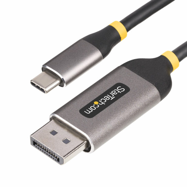 a5495fbfff8c6e471335bf332e0d9cb3d84bdb10.jpg StarTech.com 10ft (3m) USB-C to DisplayPort Adapter Cable, 8K 60Hz, 4K 144Hz, HDR, USB Type-C to DP 1.4 Video Converter Cable, USB4/Thunderbolt 3/4 Compatible