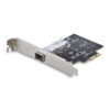 a90cf0e37d6e3229c735b11725287386.jpg StarTech.com 1-Port GbE SFP Network Card, PCIe 2.1 x1, Intel I210-IS, 1GbE Controller, 1000BASE Copper/Fiber Optic, Single-Port Gigabit Ethernet NIC, Desktop/Server Backplanes - Windows and Linux Compatible