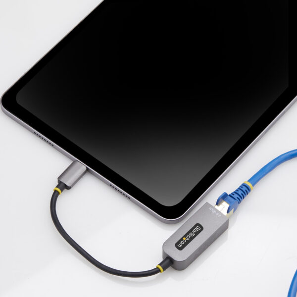 StarTech.com 2.5GbE USB-C to Ethernet Adapter, NBASE-T NIC, USB 3.0 Type-C 2.5/1G Multi Speed Network, Thunderbolt Compatible, Windows & Mac