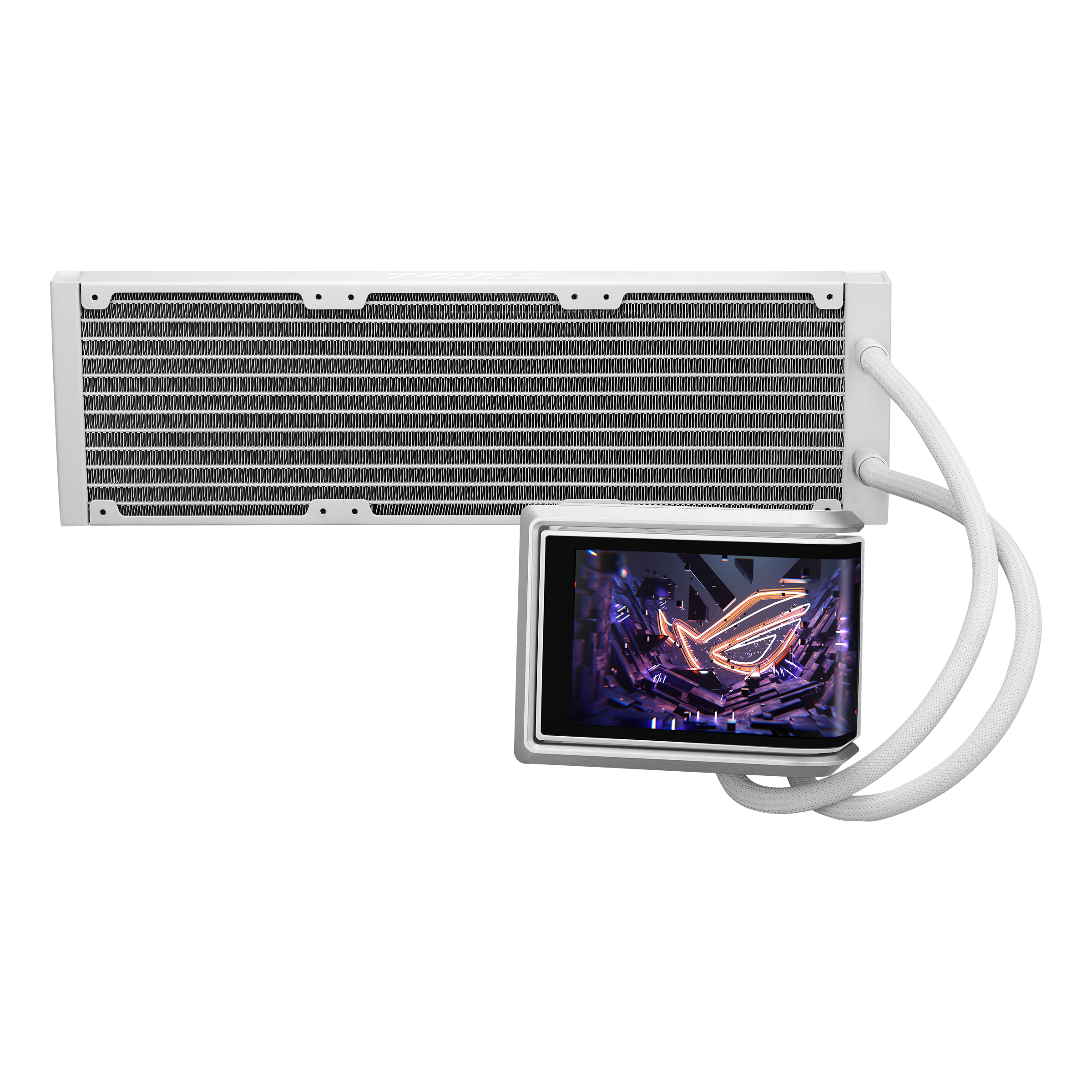 ASUS ROG RYUO IV 360 ARGB WHT Processor All-in-one liquid cooler 12 cm White