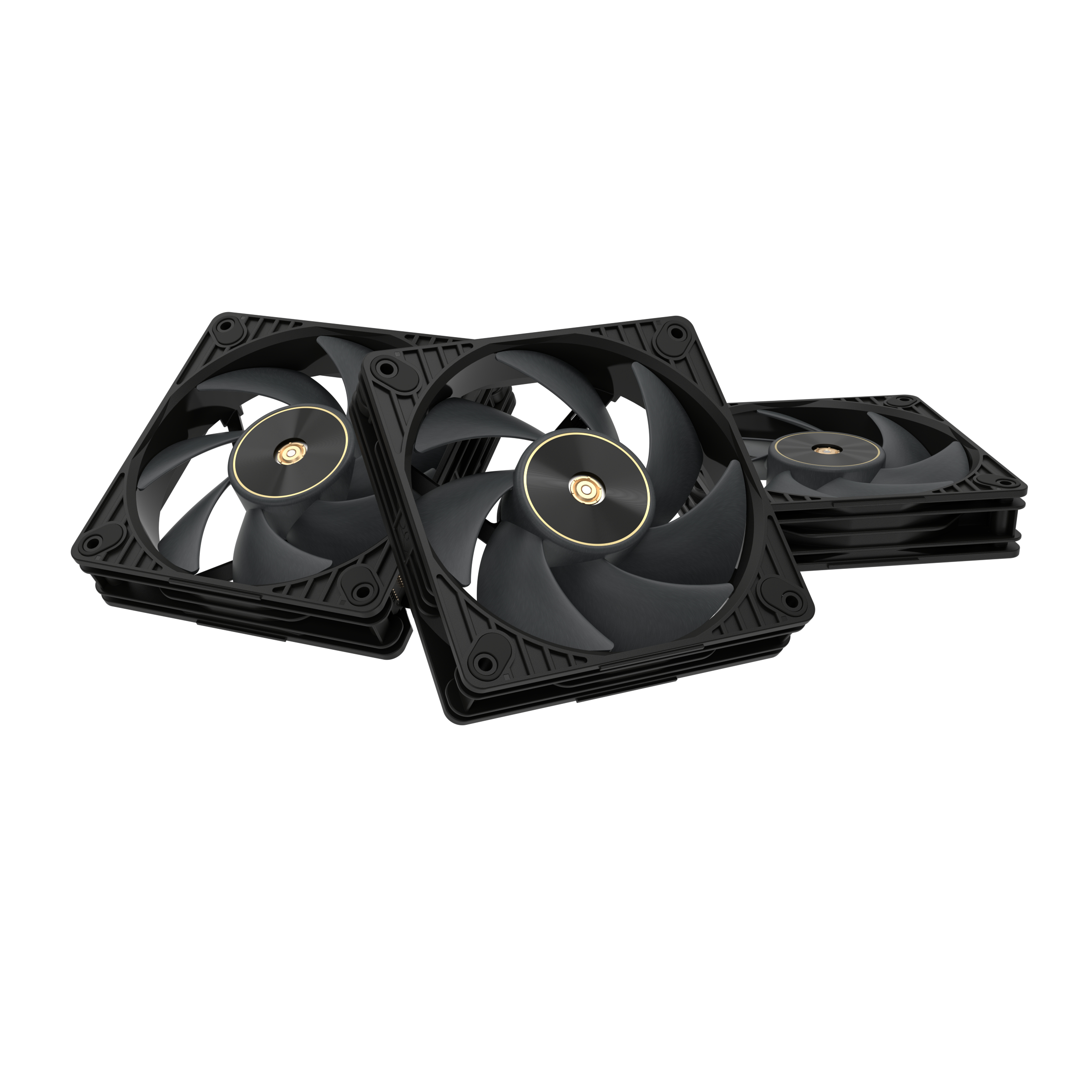 ASUS ProArt PF120 Fan PWM Black 3in1 Computer case 12 cm 3 pc(s)