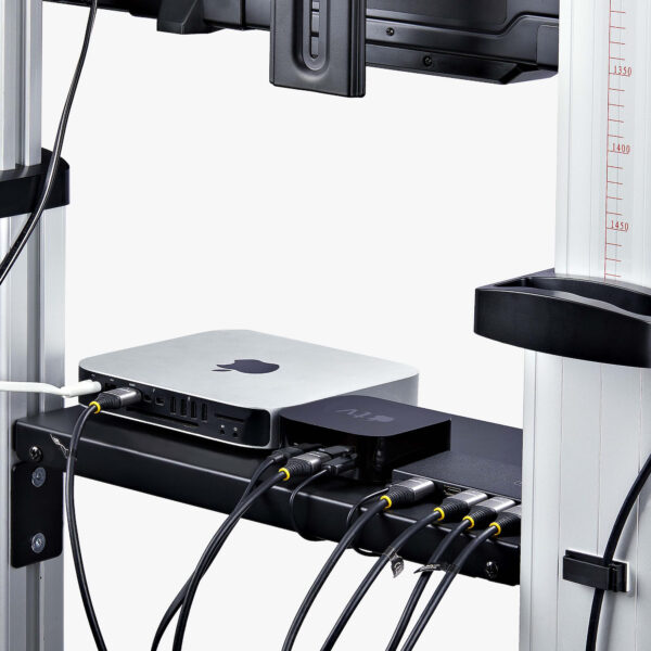 acd1af595796a58fd3d728bf27fdb890d1a5d48b.jpg StarTech.com Rolling TV Cart/Stand On Wheels For 60-100inch Flat Screens Up To 220lb (100kg), Height Adjustment via Hand Crank, Mobile/Portable Trolley Mount