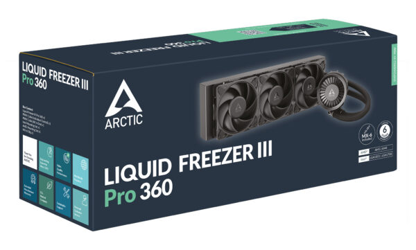ARCTIC Liquid Freezer III Pro 360 - Multi Compatible All-in-One CPU Water Cooler