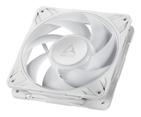 b0a14ee80c286b106350d9bb9d486957ba08a297.jpg ARCTIC Freezer P12 Pro A-RGB (White) - 3 Pack 120 mm A-RGB PWM Fan with Cable Splitter