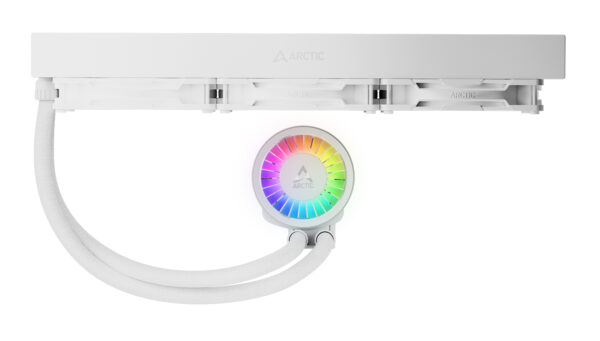 ARCTIC Liquid Freezer III Pro 420 A-RGB (White) - Multi Compatible All-in-One CPU Water Cooler with A-RGB