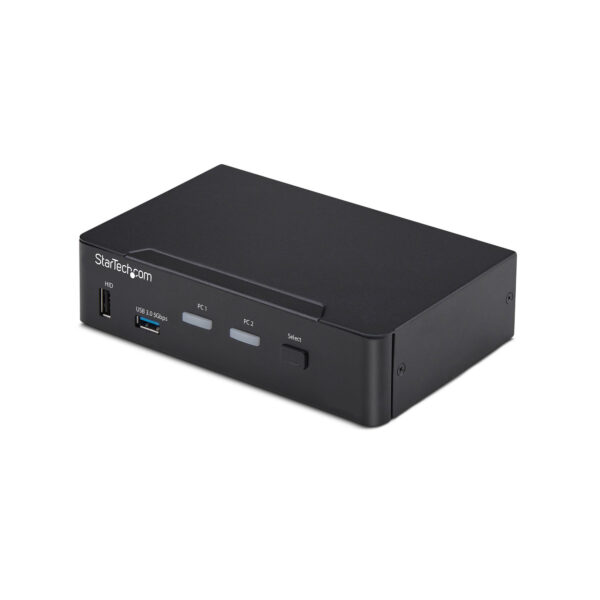 b4156ac19ded232c07a3746a1daaf0da3739c3f2.jpg StarTech.com 2-Port DisplayPort KVM Switch, 4K 60Hz, DP 1.2, EDID Management, 2-Port USB 3.0 Hub, 4x USB HID Ports, TAA Compliant